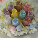 2 PCS Roses Cake Series Silicone Candle Mold Food Grade Baking Tools