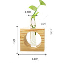 Modern Style Glass Tabletop Plant Bonsai Glass Test Tube Flower Decorative Vase