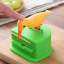 Bird Automatic Pressing Toothpick Holder Smart Toothpick Dispenser(Green Bird)