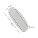 10 PCS Plug-in Wire Finisher Board Holder Wall-mounted Board Router Holder, Style:Oval(White)