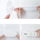 10 PCS Plug-in Wire Finisher Board Holder Wall-mounted Board Router Holder, Style:Oval(White)