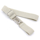 Candy-colored 8-Character Clasp Elastic Braided Belt for Children(Khaki)