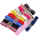 Candy-colored 8-Character Clasp Elastic Braided Belt for Children(Beige)