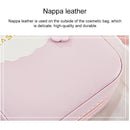 CASEGRACE Portable Mini Portable Lipstick Case Makeup Storage Cosmetic Bag(Pink)