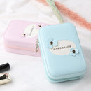 CASEGRACE Portable Mini Portable Lipstick Case Makeup Storage Cosmetic Bag(Pink)