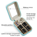 CASEGRACE Portable Mini Portable Lipstick Case Makeup Storage Cosmetic Bag(Blue)
