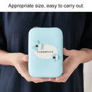 CASEGRACE Portable Mini Portable Lipstick Case Makeup Storage Cosmetic Bag(Blue)