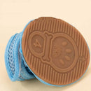 Tendon Bottom Mesh Pet Anti-skid Sandals, Size:5: 5.5x6.5cm(Blue)