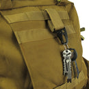 10PCS Outdoor Camping Carabiner Backpack Hooks Olecranon Molle Hook Survival Gear EDC Nylon Keychain Clasp(Black)