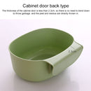 Desktop Waste Bin Cabinet Door Hanging Large Trash Can Storage Box Kitchen Accessories Storage Holder Racks Barrel Trash(Pink)
