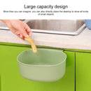 Desktop Waste Bin Cabinet Door Hanging Large Trash Can Storage Box Kitchen Accessories Storage Holder Racks Barrel Trash(Pink)