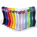 Children Football Socks Boys Soccer Sock Kid Above Knee Plain Socks Long Soccer Stockings Men Over Knee High Sock, Size:Adult Size(Black)