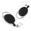 5PCS Outdoor Telescopic Wire Rope Key Ring Burglar Keychain EDC Retractable Chain Return key Ring Holder