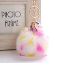 Anime Unicorn With Plush Toy With Keychain Unicorn Key Pendant(13)