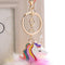 Anime Unicorn With Plush Toy With Keychain Unicorn Key Pendant(13)