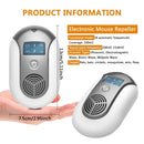 Electronic Pest Control Ultrasonic Pest Repeller(Grey)