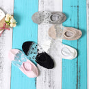 10 Pairs Women Cotton Comfortable Solid Dot Spring Summer Low Ankle Invisible Elastic Short Socks(Gray)