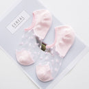 10 Pairs Women Cotton Comfortable Solid Dot Spring Summer Low Ankle Invisible Elastic Short Socks(Gray)