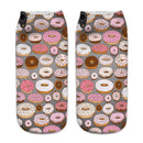 12 Pairs Food And Fruit Print 3D Kawaii Socks(A038)