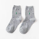 10 Pairs Animal Cartoon Cat Lovely for Women Cotton Socks(7)