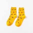 10 Pairs Animal Cartoon Cat Lovely for Women Cotton Socks(10)