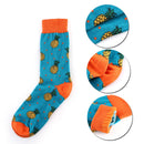 3 Pairs Art Abstraction Creative Pattern Original Sock Fruit Pineapple Fashion Women Funny Sock(1717C)