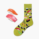 5 Pairs Fruit Food Socks Short Funny Cotton Socks(Sushi)