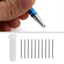 2 PCS Carving Pen Magic Engraving Hair Style Razor Pen Oil Head Nicked Tattoo Pen Scraper