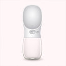 Portable Pet Dog Water Bottle Small Large Dog Travel Puppy Cat Drinking Water Bowl Outdoor Pet Water Dispenser Feeder Pet Supplies, Size:550 ml(White)