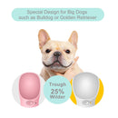 Portable Pet Dog Water Bottle Small Large Dog Travel Puppy Cat Drinking Water Bowl Outdoor Pet Water Dispenser Feeder Pet Supplies, Size:550 ml(White)