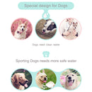 Portable Pet Dog Water Bottle Small Large Dog Travel Puppy Cat Drinking Water Bowl Outdoor Pet Water Dispenser Feeder Pet Supplies, Size:550 ml(White)