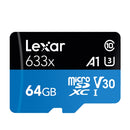 Lexar 633x 64GB High-speed Driving Recorder Dedicated Mobile Phone Memory Card DVR TF Card