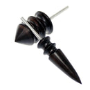 Leather Tool Edge Electric Polishing Slicker Flat Pointed Head Sandalwood Leathers Craft DIY Tools Tip Burnisher(Setï¼ˆwith S,Lï¼‰)
