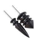 Leather Tool Edge Electric Polishing Slicker Flat Pointed Head Sandalwood Leathers Craft DIY Tools Tip Burnisher(Setï¼ˆwith S,Lï¼‰)