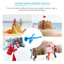 Sand Mold Tool Snow Ball Maker Funny Outdoor Sport Beach Toy, Random Color(Single mine)