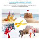 Sand Mold Tool Snow Ball Maker Funny Outdoor Sport Beach Toy, Random Color(Football )