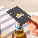 2 PCS Stainless Steel Bottle Beer Opener Poker Playing Card Spades Soda Bottle Cap Opener(White)