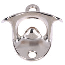2 PCS Vintage Bottle Opener Wall Mounted Wine Beer Opener(Silver)