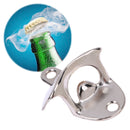 2 PCS Vintage Bottle Opener Wall Mounted Wine Beer Opener(Silver)