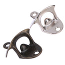 2 PCS Vintage Bottle Opener Wall Mounted Wine Beer Opener(Silver)