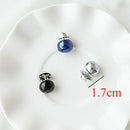 10 PCS Versatile Pearl Stud Buckle Anti-light Collar Buttonigan Shawl Pin Needle Diy Scarf Collar Pin Brooch Pin(Silver)