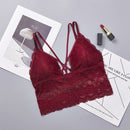 3 PCS V Neck None Closure Tank Crop Top Women Tube Tops, Size:One Size(Wine Red)
