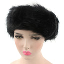 Unisex Winter Imitation Fox Fur Headband Bomber Hat, Size:Lï¼ˆ58-60cmï¼‰(Black)