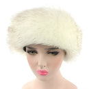 Unisex Winter Imitation Fox Fur Headband Bomber Hat, Size:Lï¼ˆ58-60cmï¼‰(White)