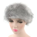 Unisex Winter Imitation Fox Fur Headband Bomber Hat, Size:Lï¼ˆ58-60cmï¼‰(Gray)