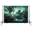 2.1m x 1.5m Dinosaur World Cartoon Photo Shoot Scene Photography Background Cloth(W99)