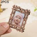 2 PCS Creative Metal Vintage Photo Frame(Fence)