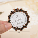 2 PCS Creative Metal Vintage Photo Frame(Butterfly Round )