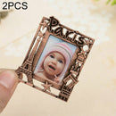 2 PCS Creative Metal Vintage Photo Frame(Paris)
