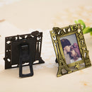 2 PCS Creative Metal Vintage Photo Frame(Heart Keychain)